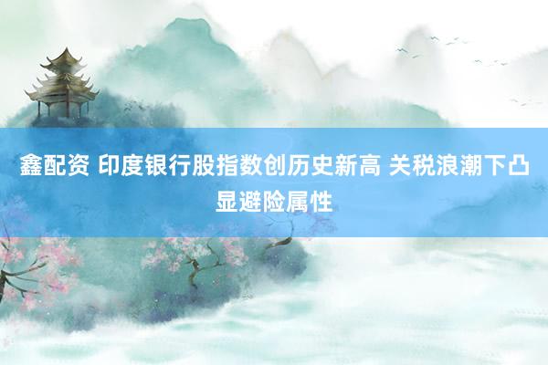 鑫配资 印度银行股指数创历史新高 关税浪潮下凸显避险属性